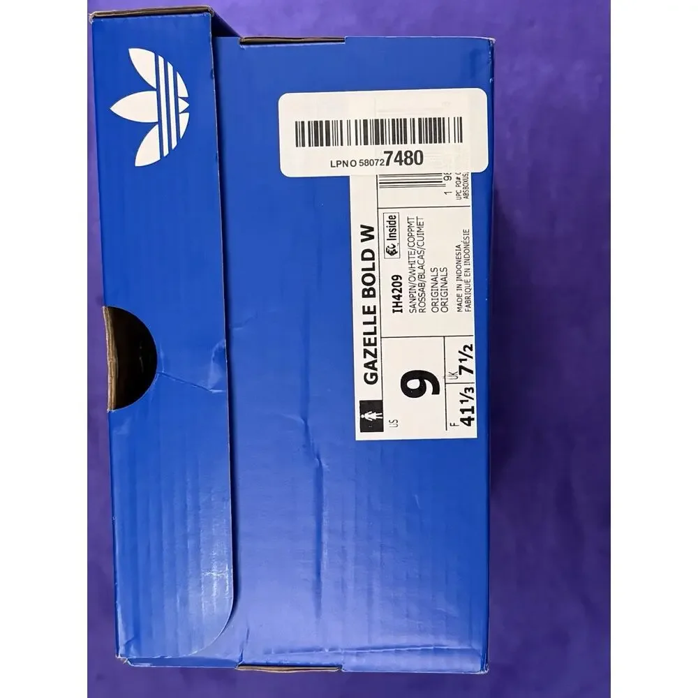 Adidas Gazelle Bold Womens Platform Suede Sneakers Brand New NIB Pink - Picture 10 of 10